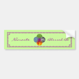 Rad des Seins - Grün Autoaufkleber