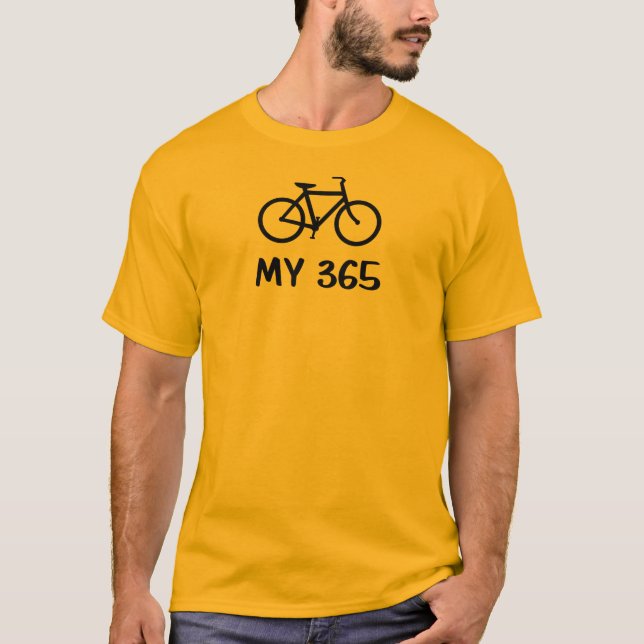Rad fahren, 365 T-Shirt (Vorderseite)
