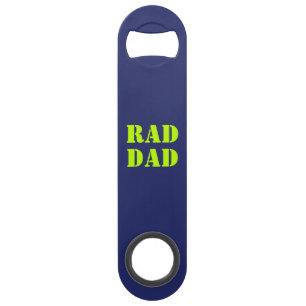 Rad Papa néon vert marine bleu typographie moderne