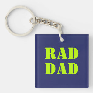 Rad Papa néon vert marine bleu typographie moderne