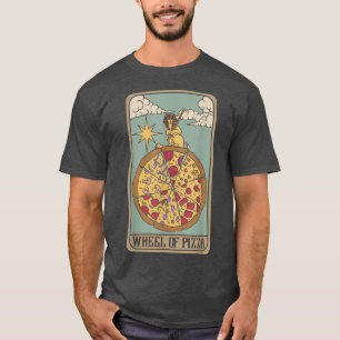 Rad Pizza Tarot Card Ägyptisch Gott Pizza Food T-Shirt