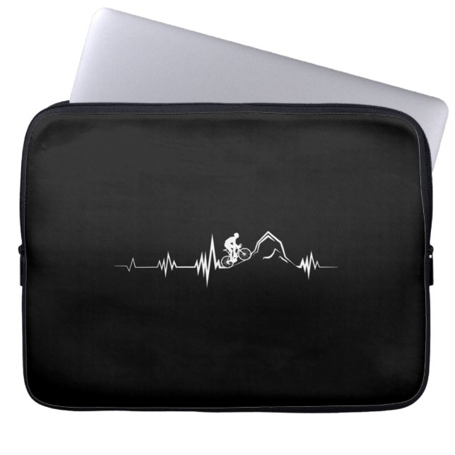Rad Racing Racing Mountain Bike Laptopschutzhülle (Vorderseite)