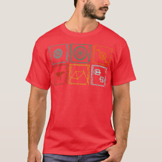 Rad-Retro-Fahrrad T-Shirt
