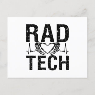 Rad Tech Medicine Technologist Xray Radiology Tech Postkarte