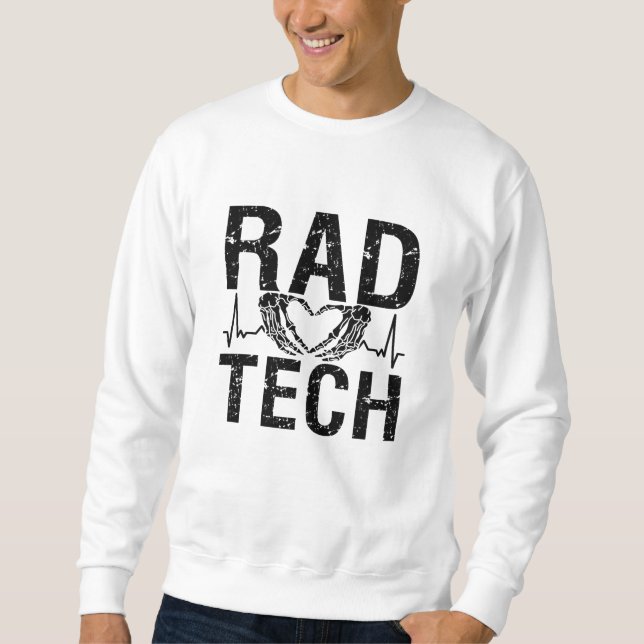 Rad Tech Medicine Technologist Xray Radiology Tech Sweatshirt (Vorderseite)