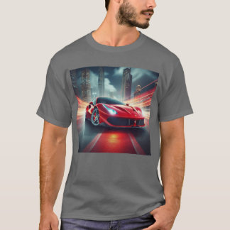 Rad the Rush: Hochleistungs-Auto-T - Shirt
