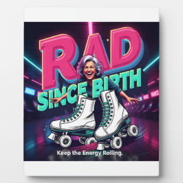 RAD VON GEBURT AN - Rollschuhe & Fröhliche Energi Fotoplatte