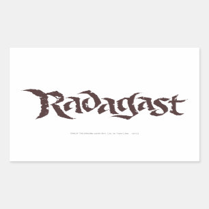 RADAGAST™ Name Solid Rechteckiger Aufkleber