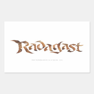 RADAGAST™ Namensstrukturiertes Rechteckiger Aufkleber