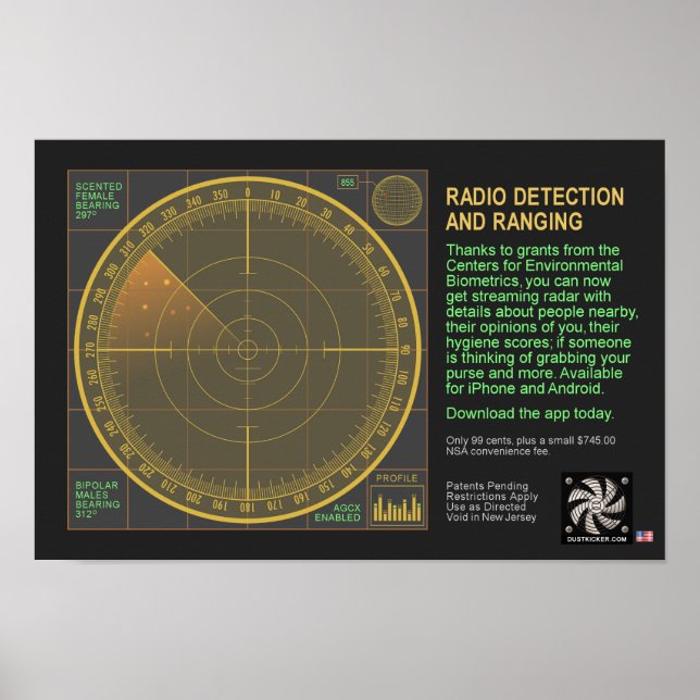 RADAR APP POSTER (Vorne)