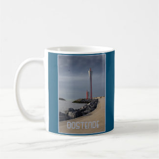 Radar Tower, Oostende Habour, Belgien Kaffeetasse