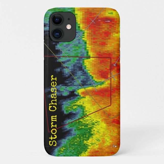 Radarbild des Sturmjägers Case-Mate iPhone Hülle (Rückseite)