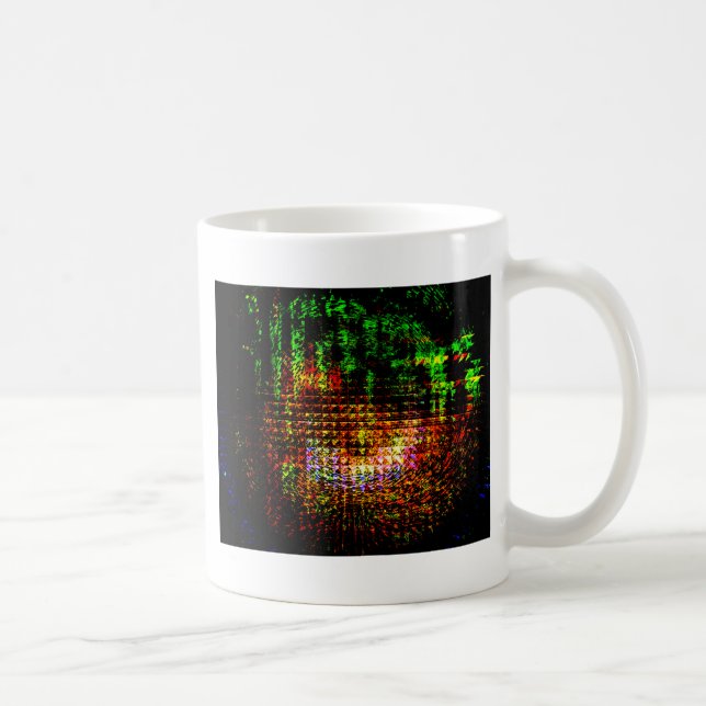 Radarkaleidoskopmuster Kaffeetasse (Rechts)