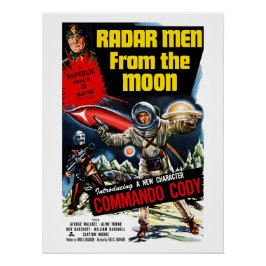 Radarmänner vom Mond (1952) Poster