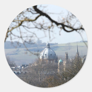 Radcliffe Camera, Oxford. Runder Aufkleber