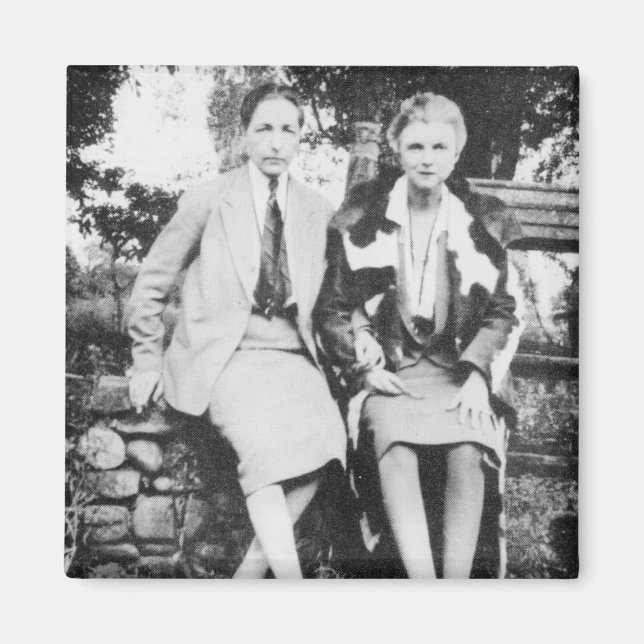 Radclyffe Hall und Una Vincenzo Magnet (Vorne)