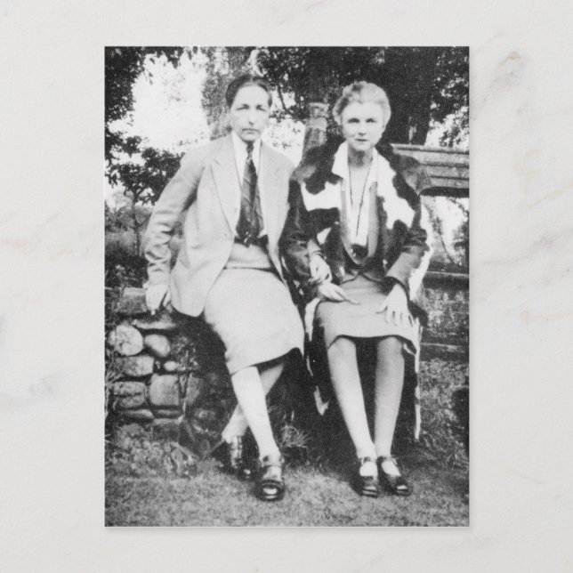 Radclyffe Hall und Una Vincenzo Postkarte (Vorderseite)