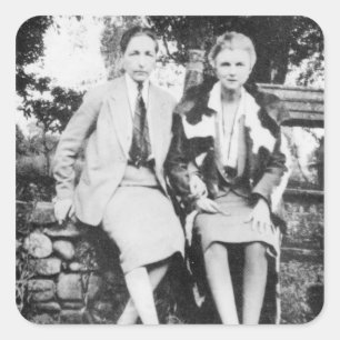Radclyffe Hall und Una Vincenzo Quadratischer Aufkleber