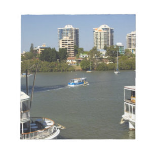 Raddampfer, Brisbane River, Brisbane, Notizblock