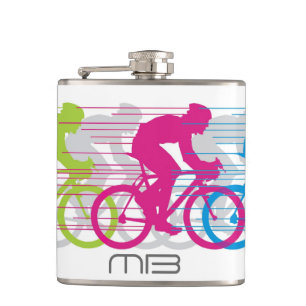 Raddesignflasche Flachmann
