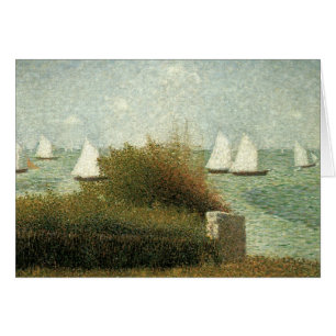 Rade de Grandcamp par Georges Seurat, Art Vintage