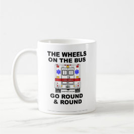 Räder auf dem Bus - Krankenwagen (Schale) Kaffeetasse
