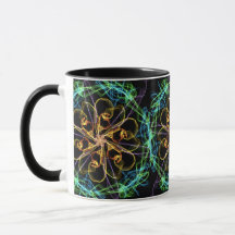 Räder der Feuermandala-Tasse