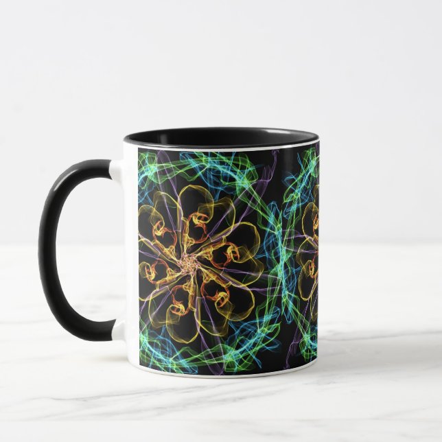 Räder der Feuermandala-Tasse Tasse (Links)