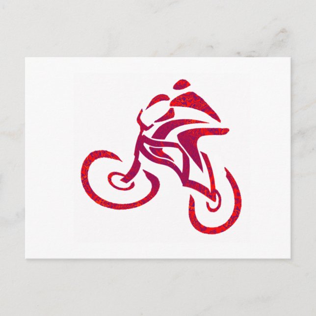RÄDER IN MOTIONzzzzz Postkarte (Vorderseite)