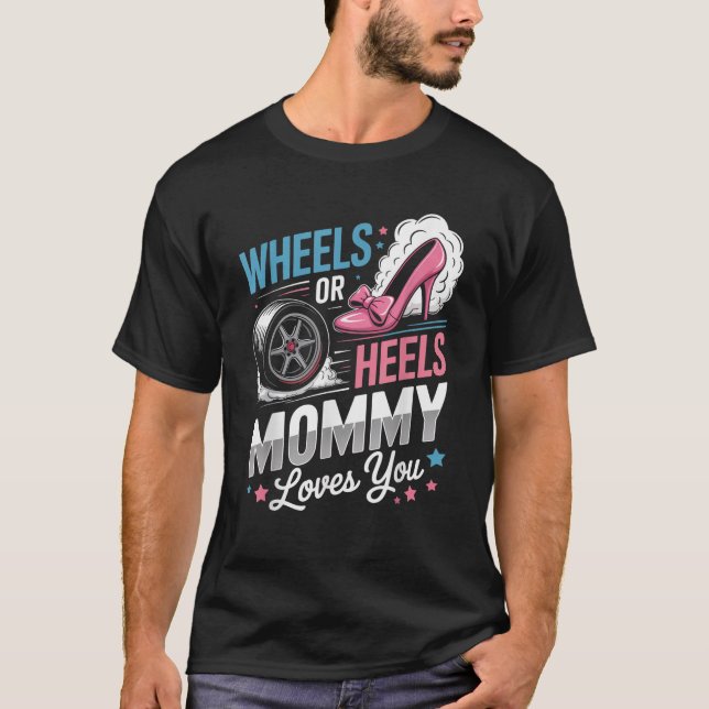 Räder oder Absätze Babyparty Mädchen Junge Keeper  T-Shirt (Vorderseite)