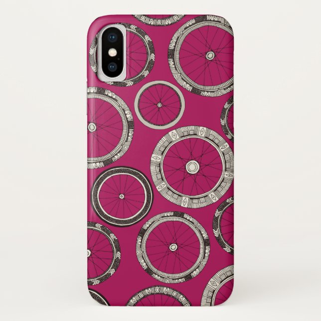 Räder rosa Case-Mate iPhone hülle (Rückseite)