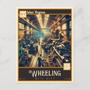 Rädern, West Virginia   VINTAG Postkarte