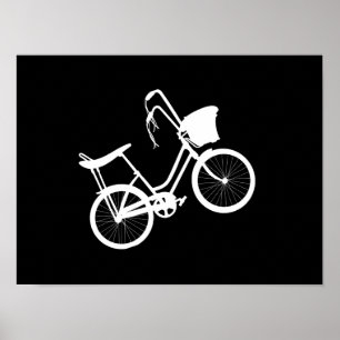 Räderwerk der 80er Jahre (weiß) Poster