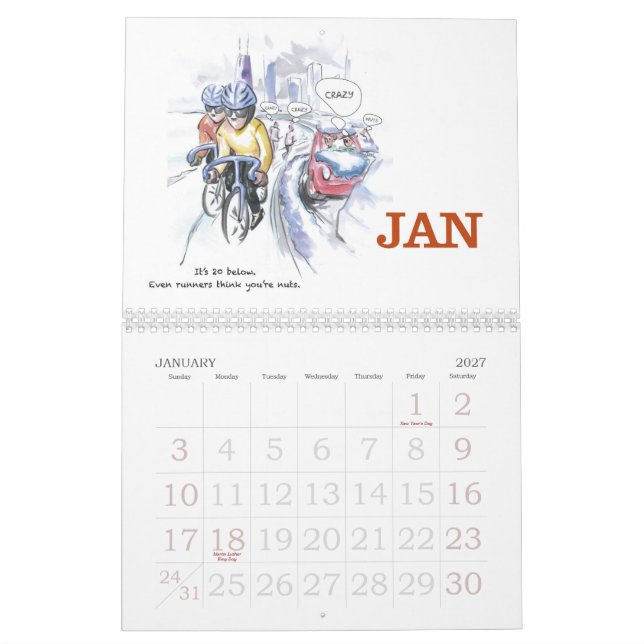 Radfahren 2013 - Kalender für Radfahrer (Jan 2027)