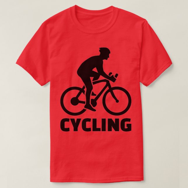 Radfahren 6 T-Shirt (Design vorne)