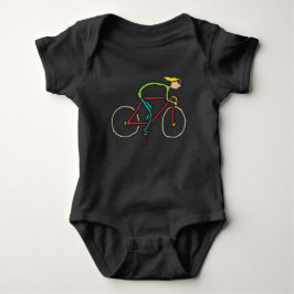 Radfahren Baby Strampler