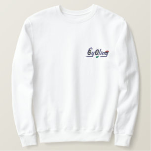 Radfahren Besticktes Sweatshirt