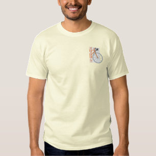 Radfahren Besticktes T-Shirt