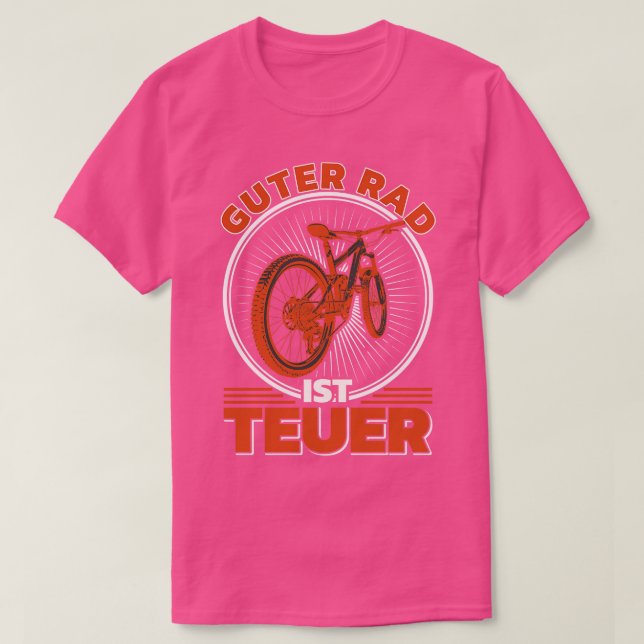 Radfahren Biker Rafting Racing Bike T-Shirt (Design vorne)