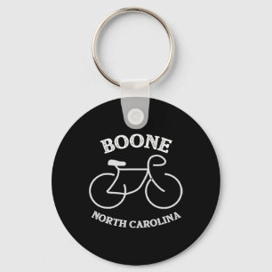 Radfahren Boone North Carolina Grafik Schlüsselanhänger