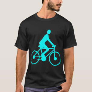 Radfahren - Cyan T-Shirt