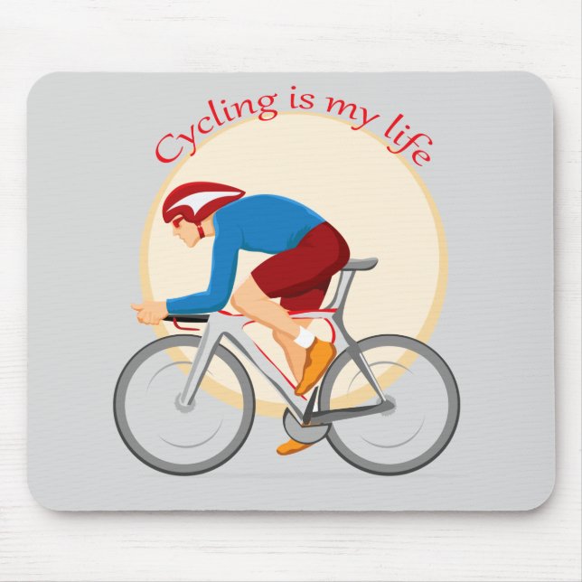 Radfahren der Maus. Mousepad (Vorne)
