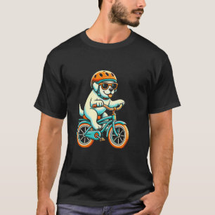 Radfahren Fahrrad fahren Labrador Hund T-Shirt