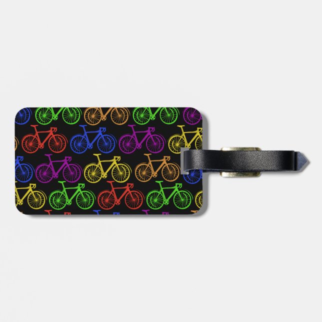 Radfahren, Fahrrad, Straßenrad, Radfahrer Gepäckanhänger (Rückseite horizontal)