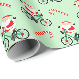 Radfahren Fahrrad Urlaub Weihnachtspapier Geschenkpapier