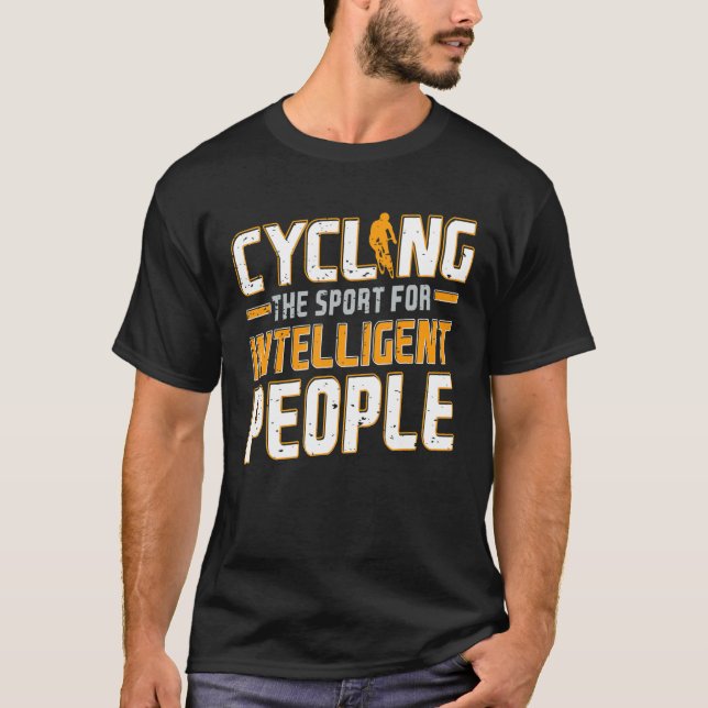 Radfahren für intelligente Leute, die sich auf Bik T-Shirt (Vorderseite)