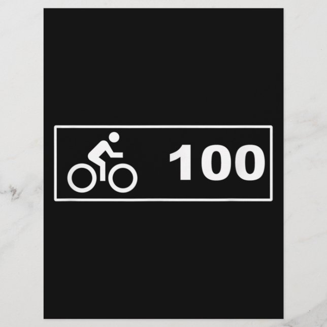 Radfahren - Hundertjahrfahrt 100 Flyer (Vorne)