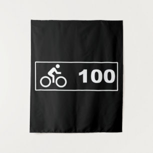 Radfahren - Hundertjahrfahrt 100 Wandteppich
