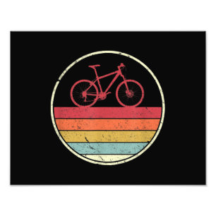 Radfahren im Retro-Stil für Radfahrer Fotodruck