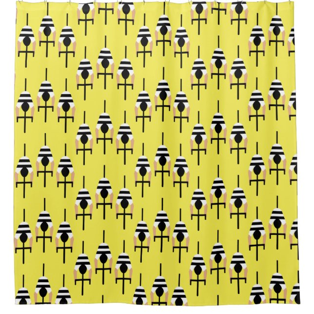 Radfahren in Australien Duschvorhang (Vorderseite)